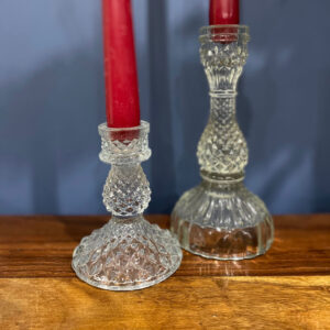 Cut Glass Candlesticks
