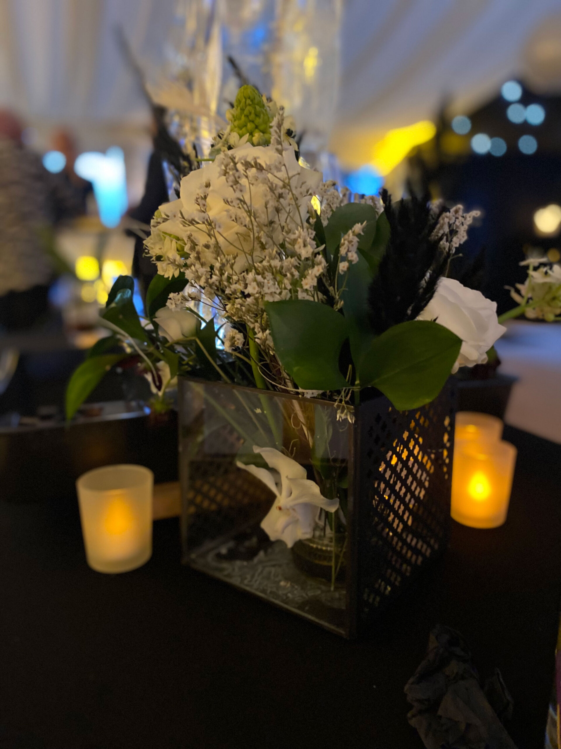 Frosted Votive Candle Holders
