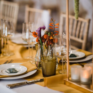 Mustard Table Runners