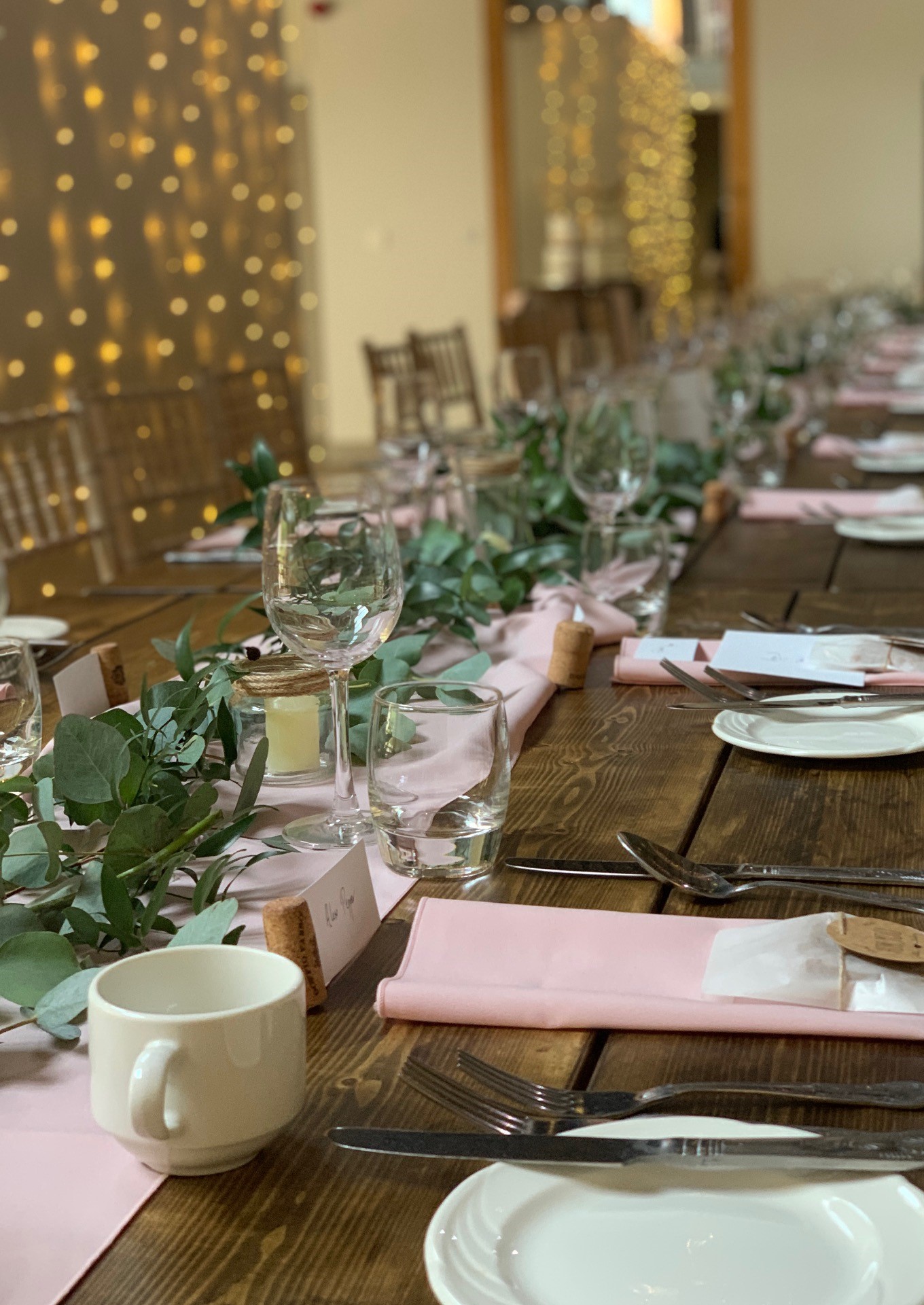 Table Runners - Blush Pink - Image 3