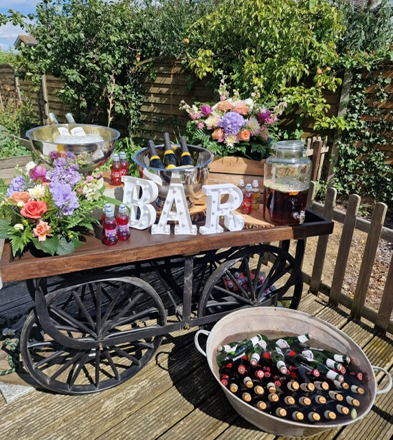 Bar Area - Bar Cart